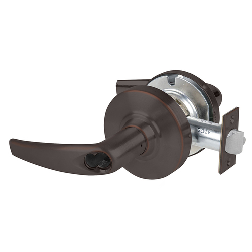 Schlage ND70BDATH643E ND Series Classroom Small Format Less Core Athens with 13-247 Latch 10-025 Strike Aged Bronze Finish