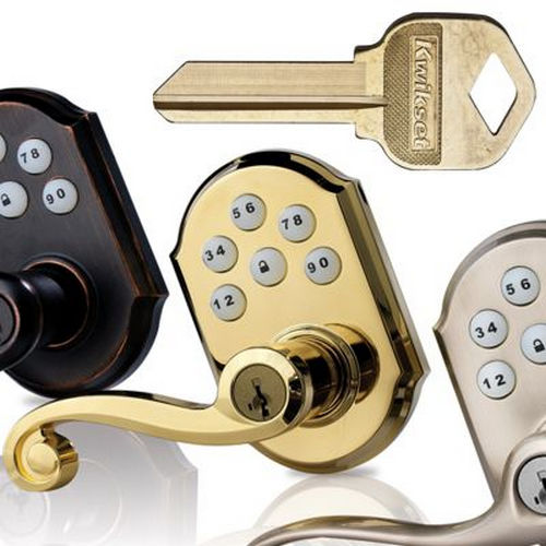 Kwikset 730PSKSQT-11P26 Pismo Knob with Square Rose Privacy Lock with 6AL Latch and RCS Strike Venetian Bronze by Bright Chrome Finish